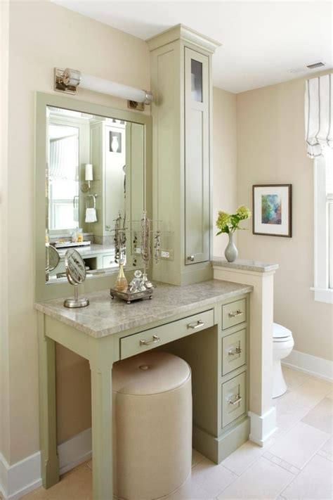 bathroom vanity with makeup table|Bathroom Vanity Makeup Table .